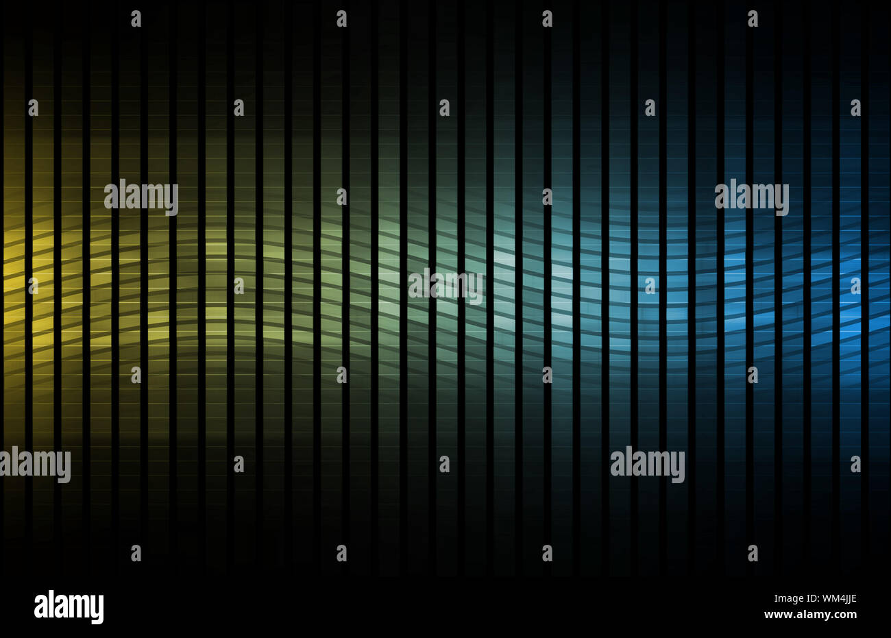Data Network with Fast Moving Data Packets Stock Photo