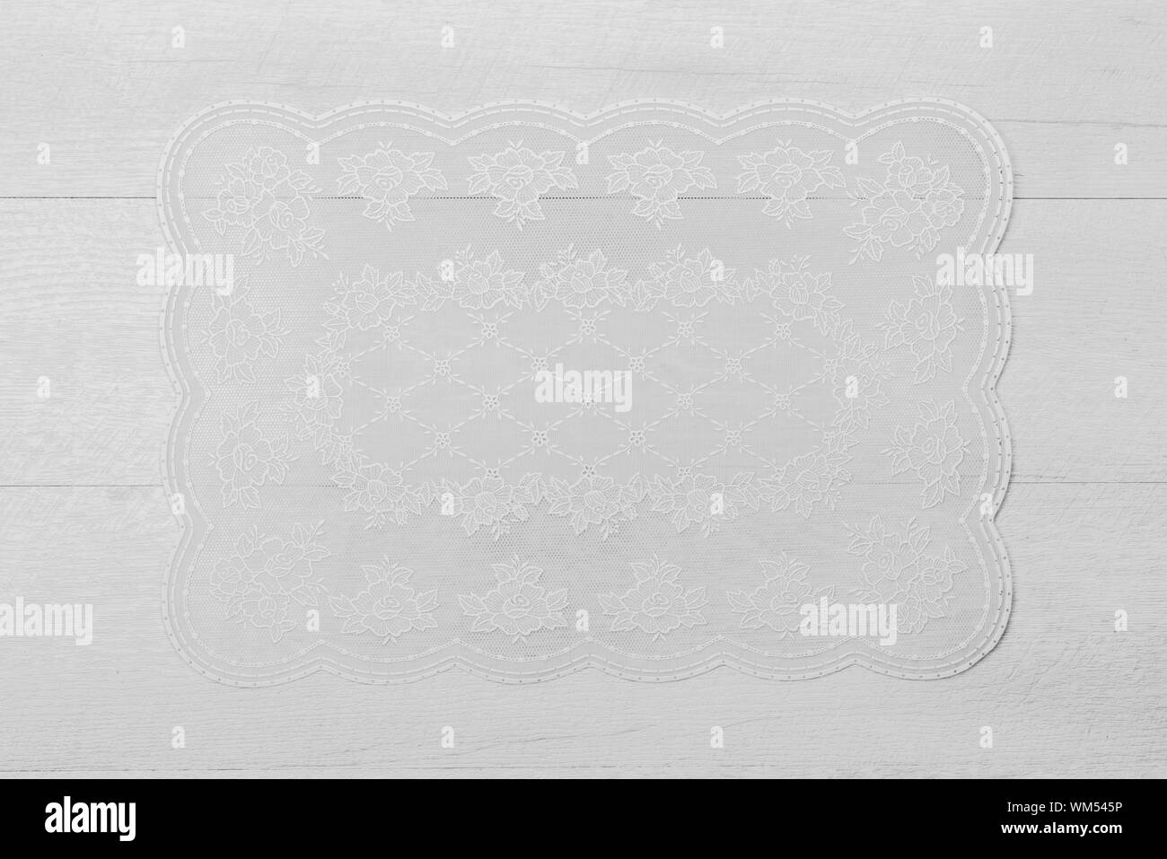 Table mat Black and White Stock Photos & Images Alamy
