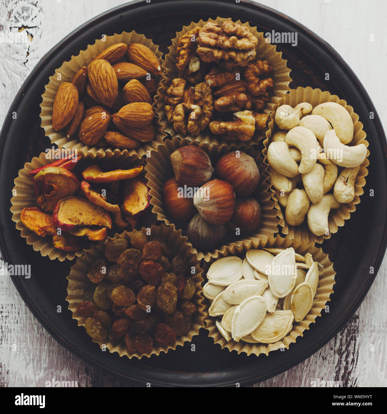 Nuts and dried fruits Stock Photo Alamy