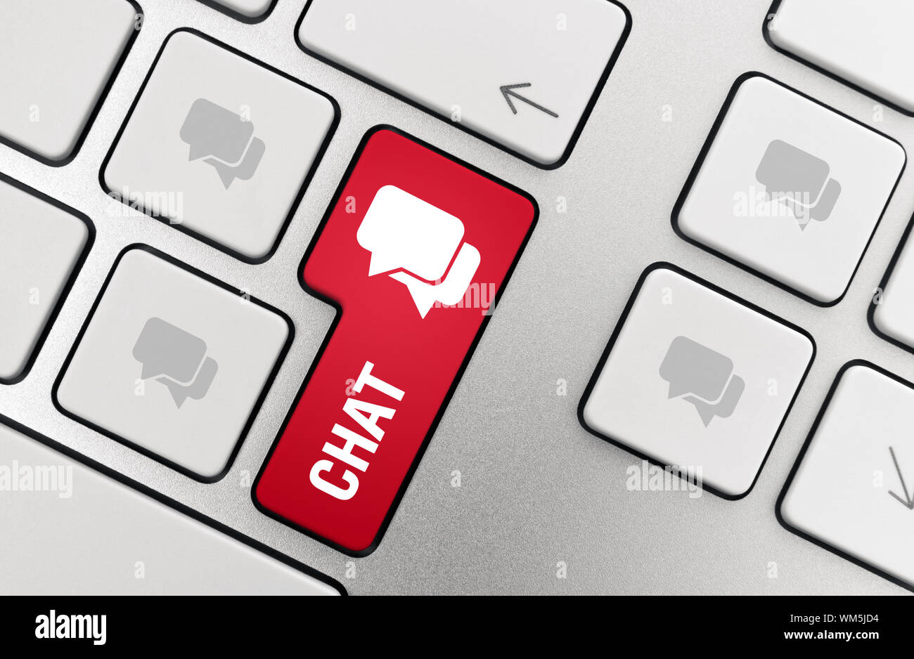 https www alamy com shopping button on modern aluminium keyboard you may easily change icon color in adobe photoshop using huesaturation filter ctrlu on pc or cmdu o image270572880 html