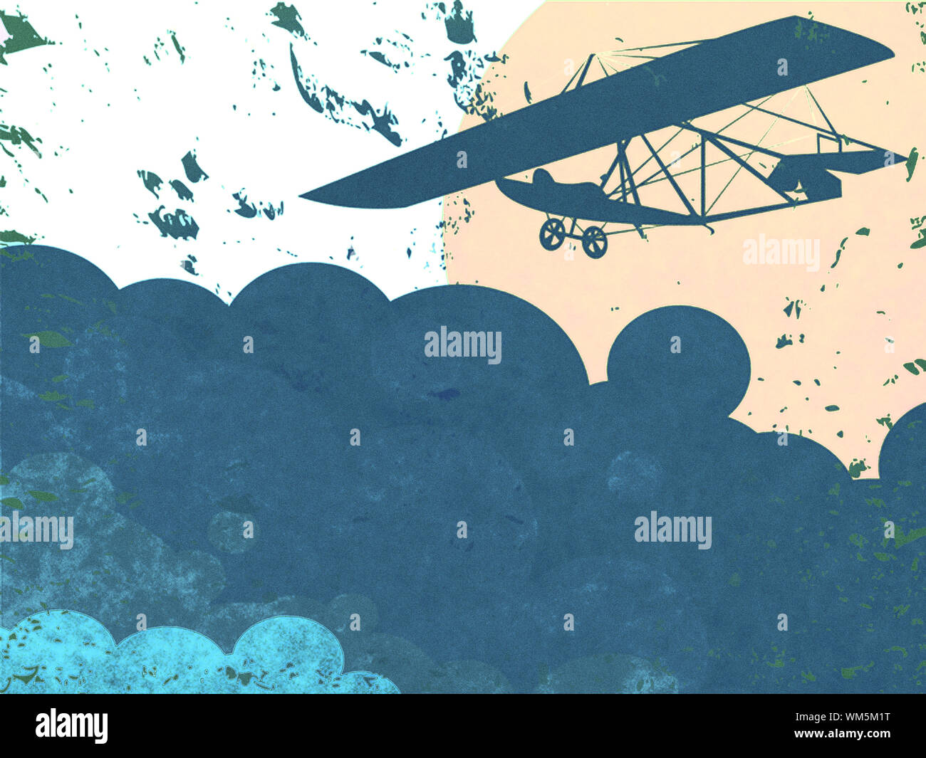 Vintage plane storm hi-res stock photography and images - Alamy