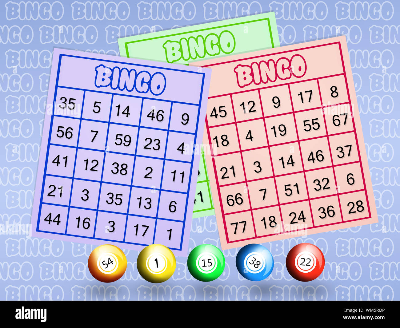 Bingo Stock Photo Alamy