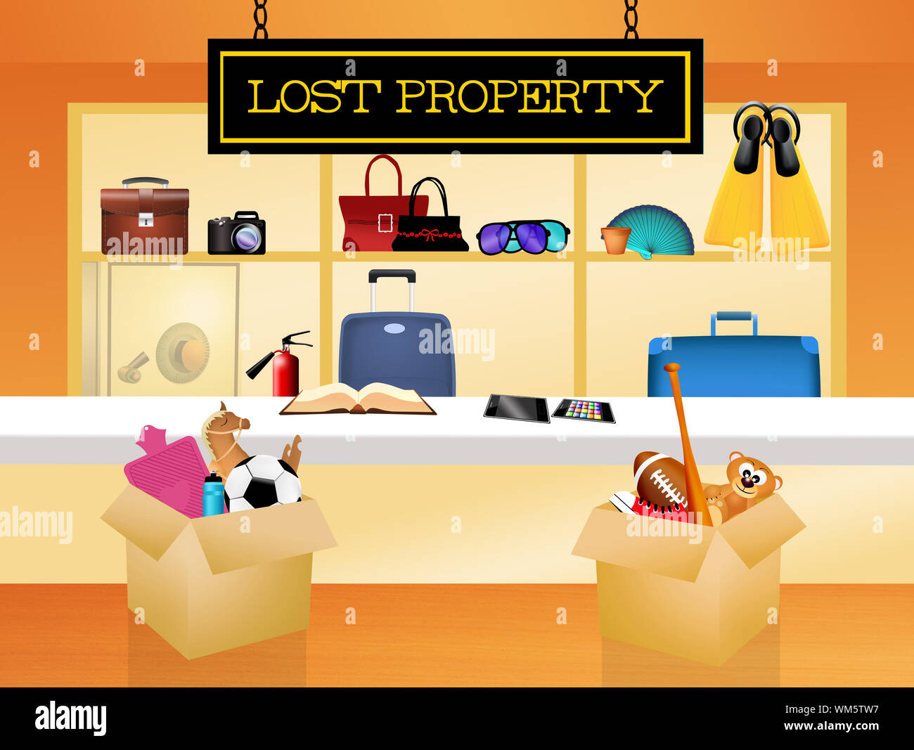 lost property Stock Photo