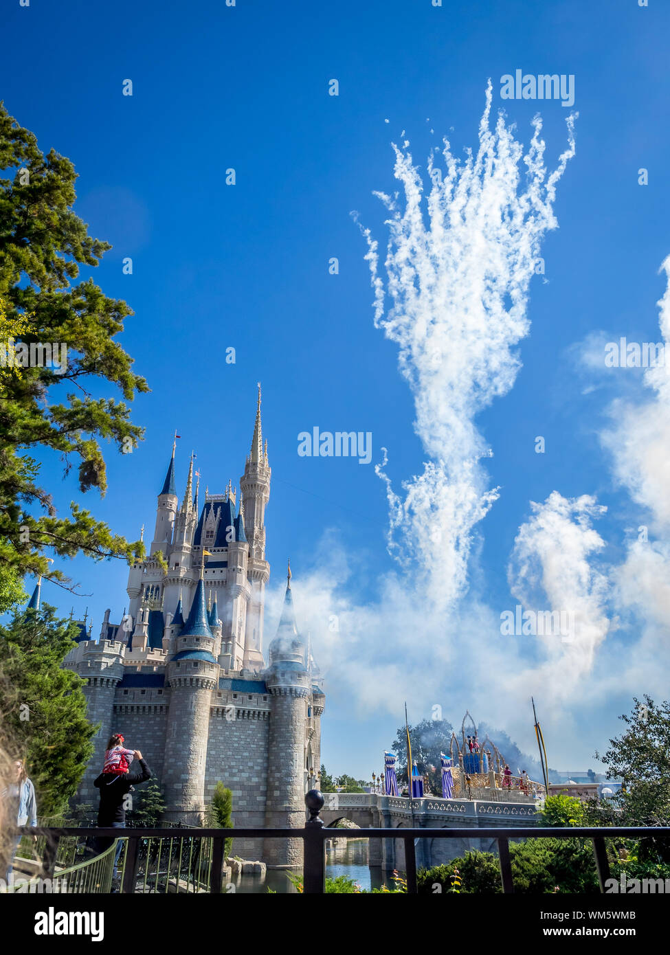 Views of famous Disney World near Orlando Florida. Disney World is one of the largest and most