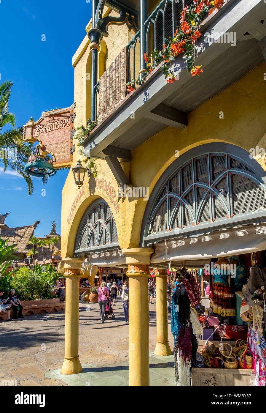 Views of famous Disney World near Orlando Florida. Disney World is one of the largest and most