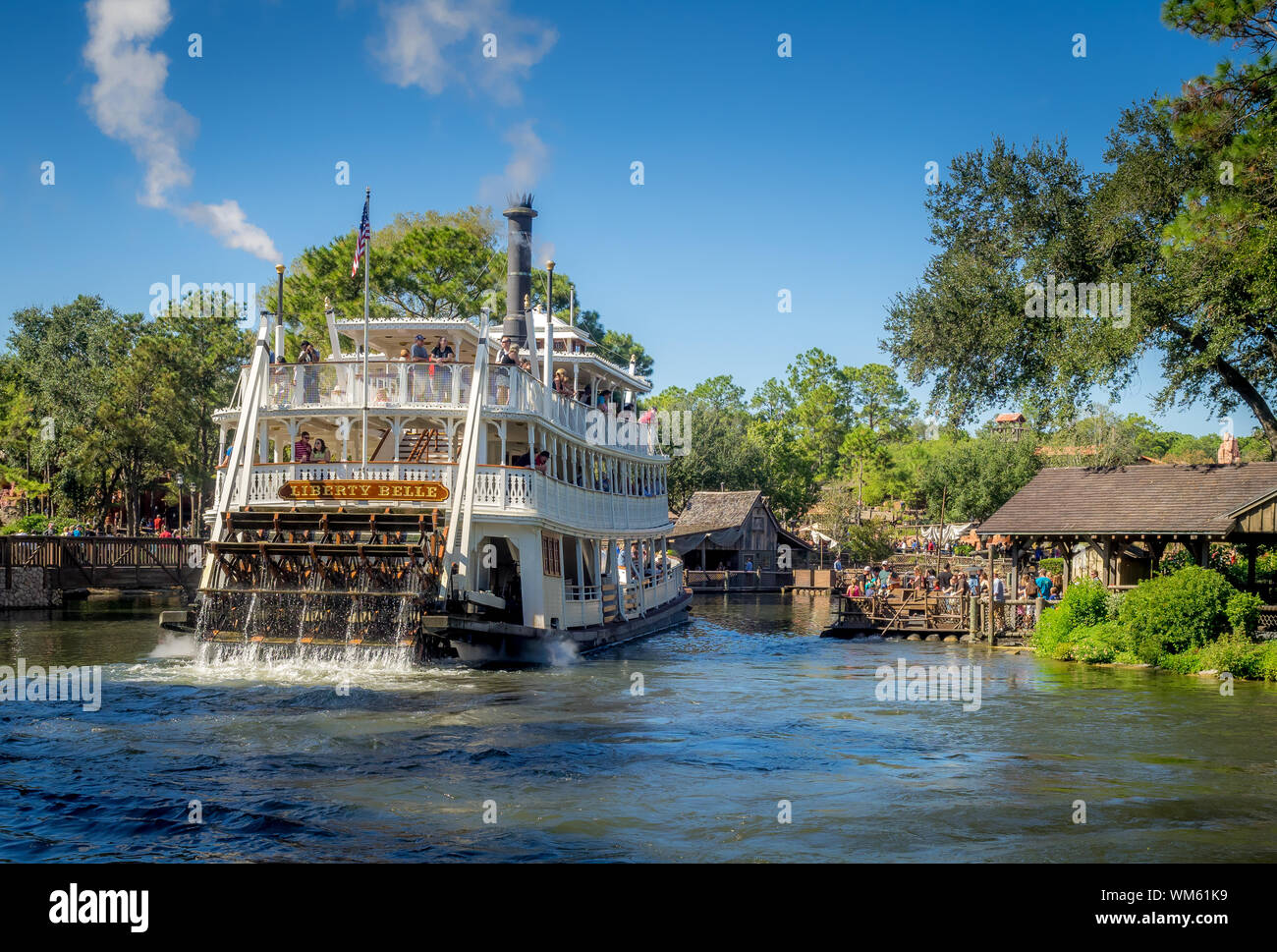 Views of famous Disney World near Orlando Florida. Disney World is one of the largest and most