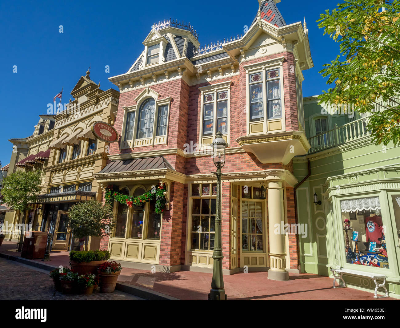 Views of famous Disney World near Orlando Florida. Disney World is one of the largest and most