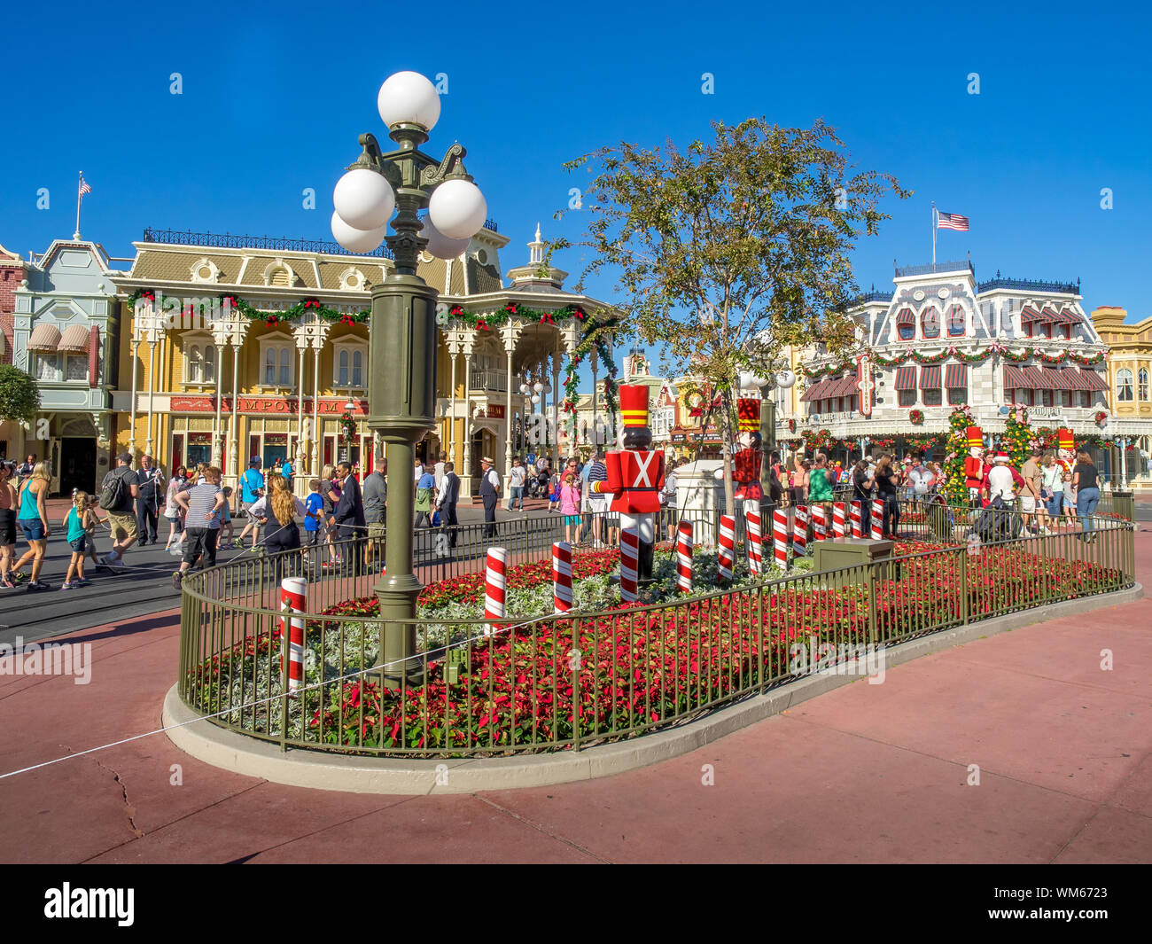 Views of famous Disney World near Orlando Florida. Disney World is one of the largest and most