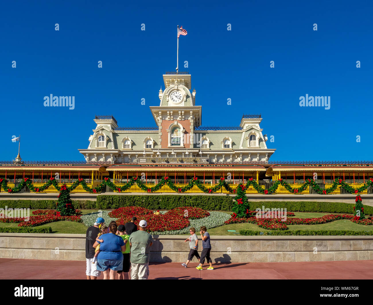 Views of famous Disney World near Orlando Florida. Disney World is one of the largest and most