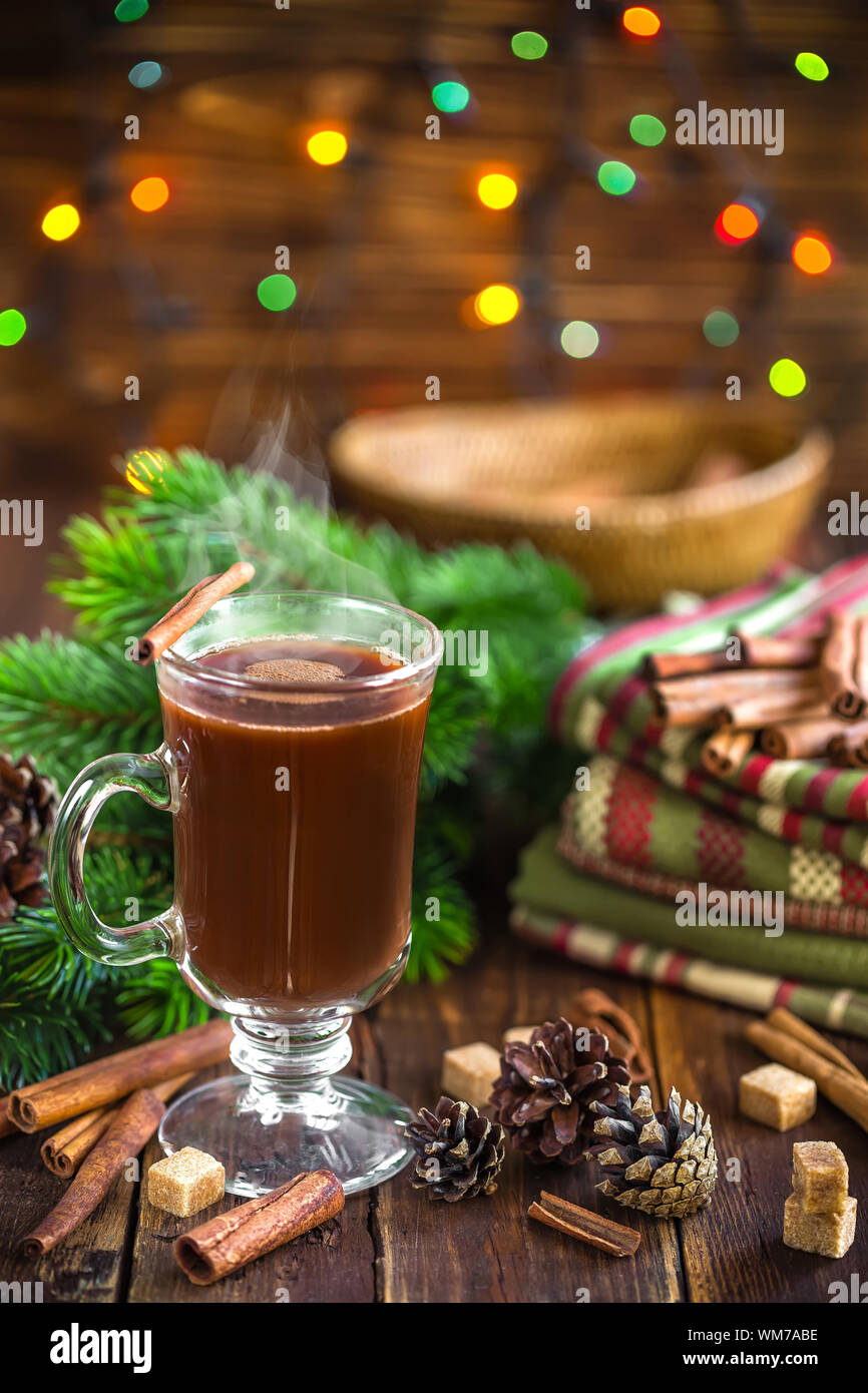 Christmas cocoa drink Stock Photo - Alamy