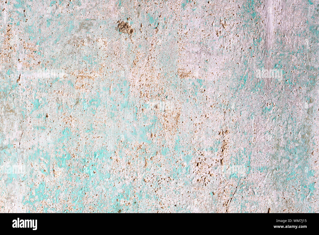 cracked concrete vintage wall background, Abstract light blue grunge ...