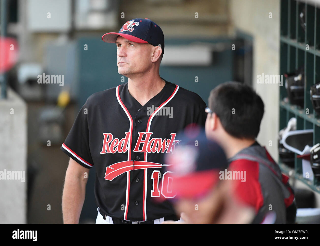 Fargo Nd Usa 4th Sep 2019 Fm Redhawks Bench Coach Chris Coste