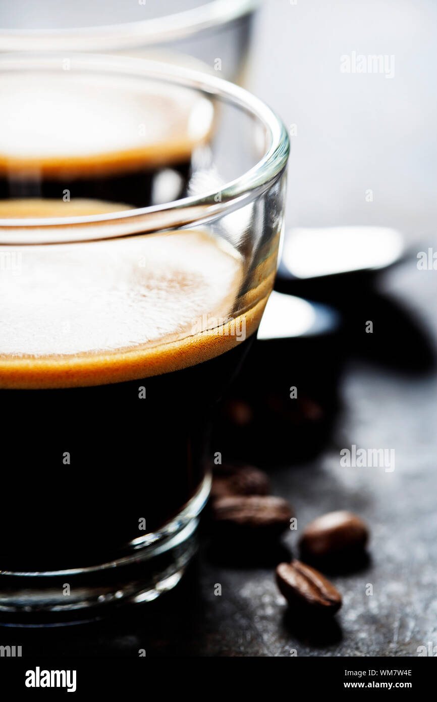 Cups of Espresso Stock Photo Alamy