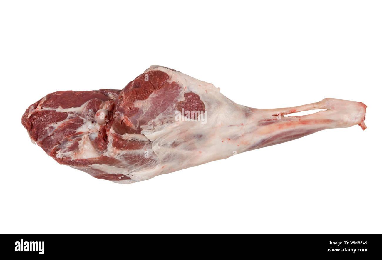 Meat towards white background Stock Photo