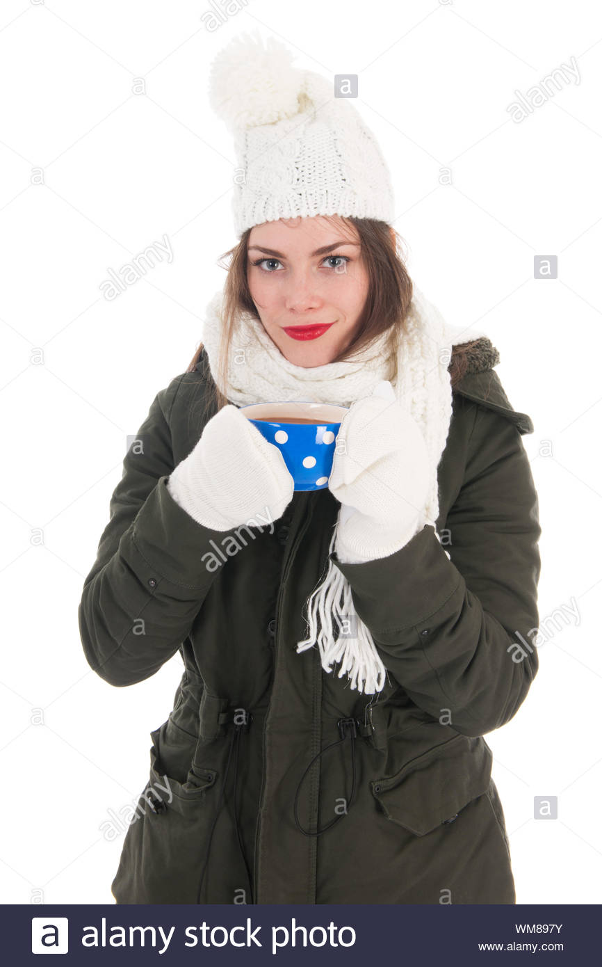 girls coat with mittens
