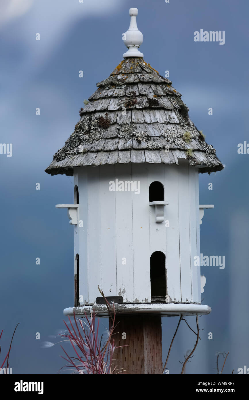 Unusual Bird house, Seward, Alaska Stock Photo Alamy