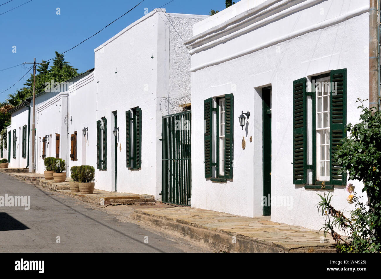 Historical Karoo houses in Colesberg in the Northern Cape Province of