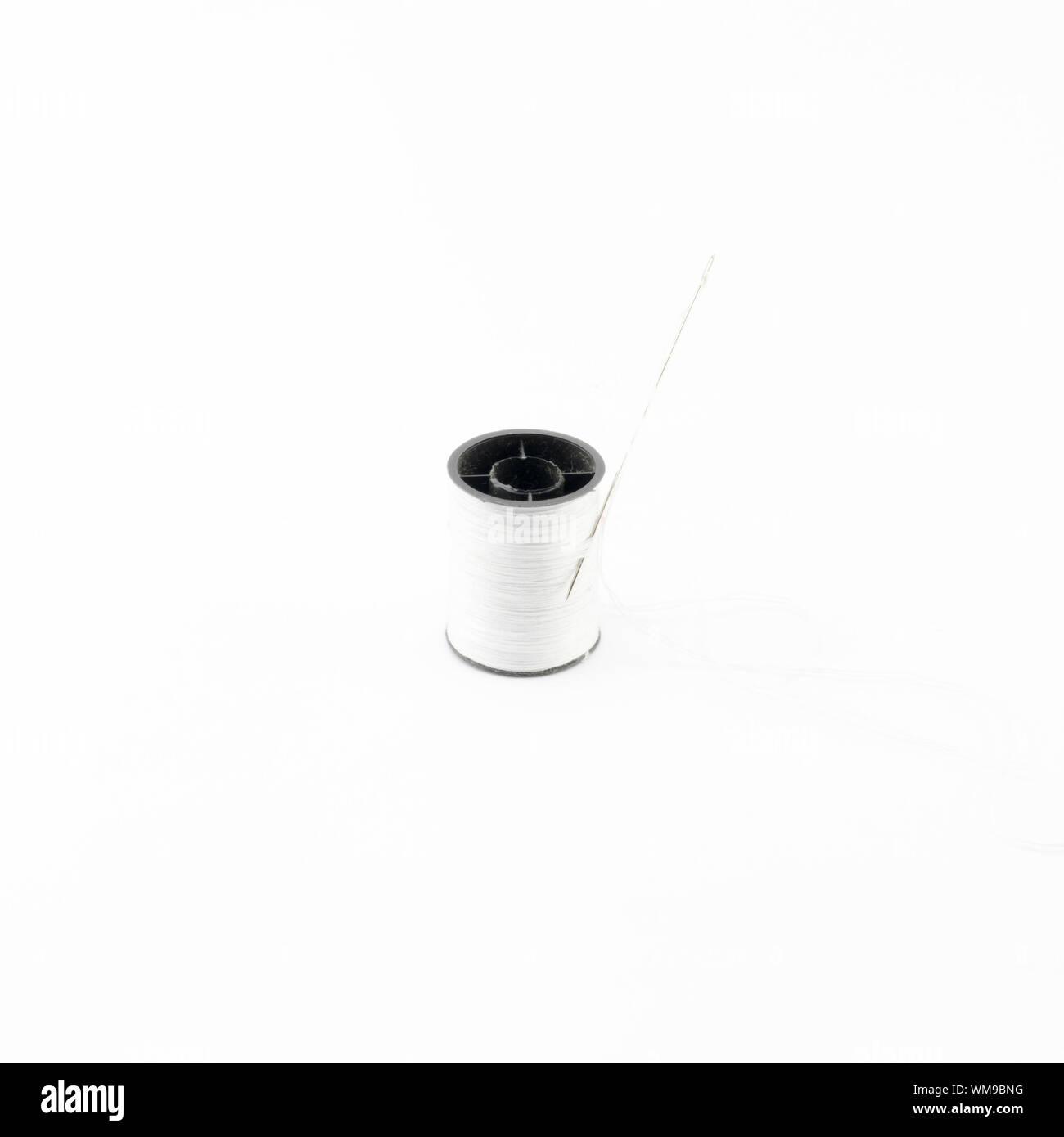 white sewing isolated on white background Stock Photo - Alamy