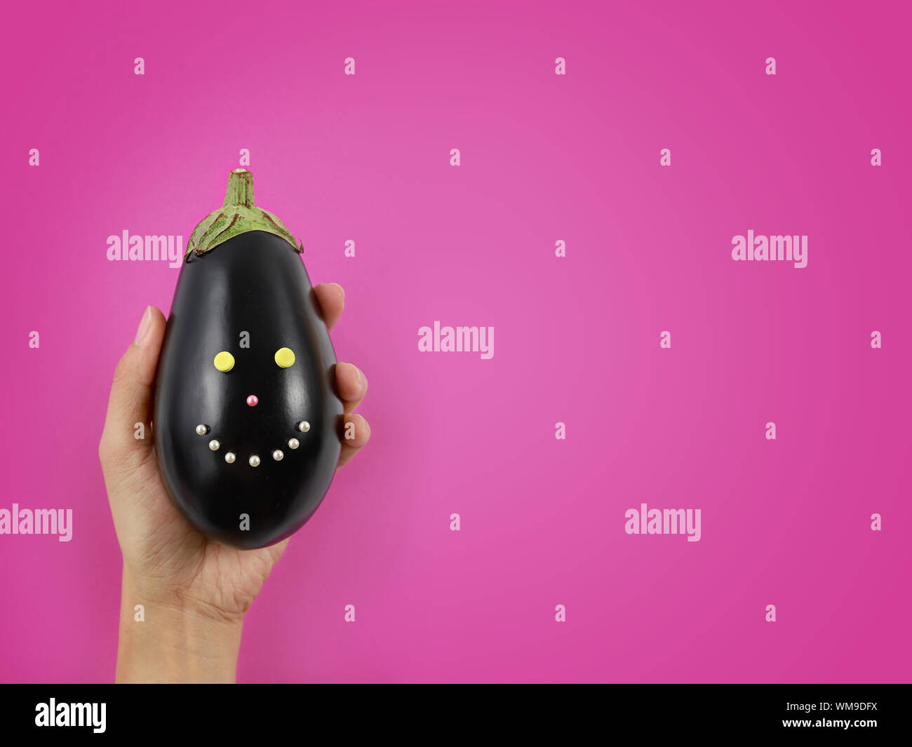 Eggplant face hi-res stock photography and images - Alamy