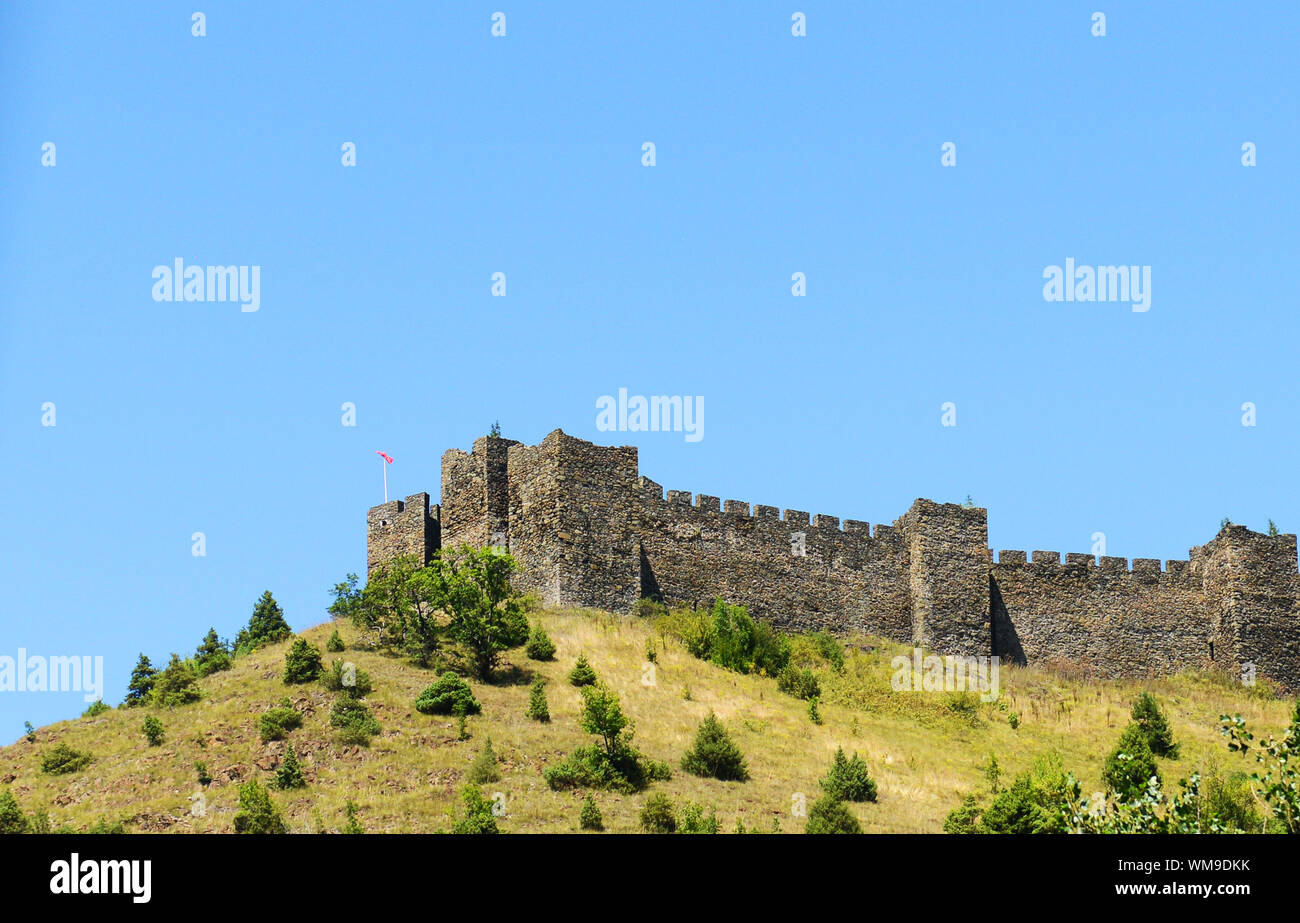 The 13th century Maglič fortress in Kraljevo, Serbia Stock Photo