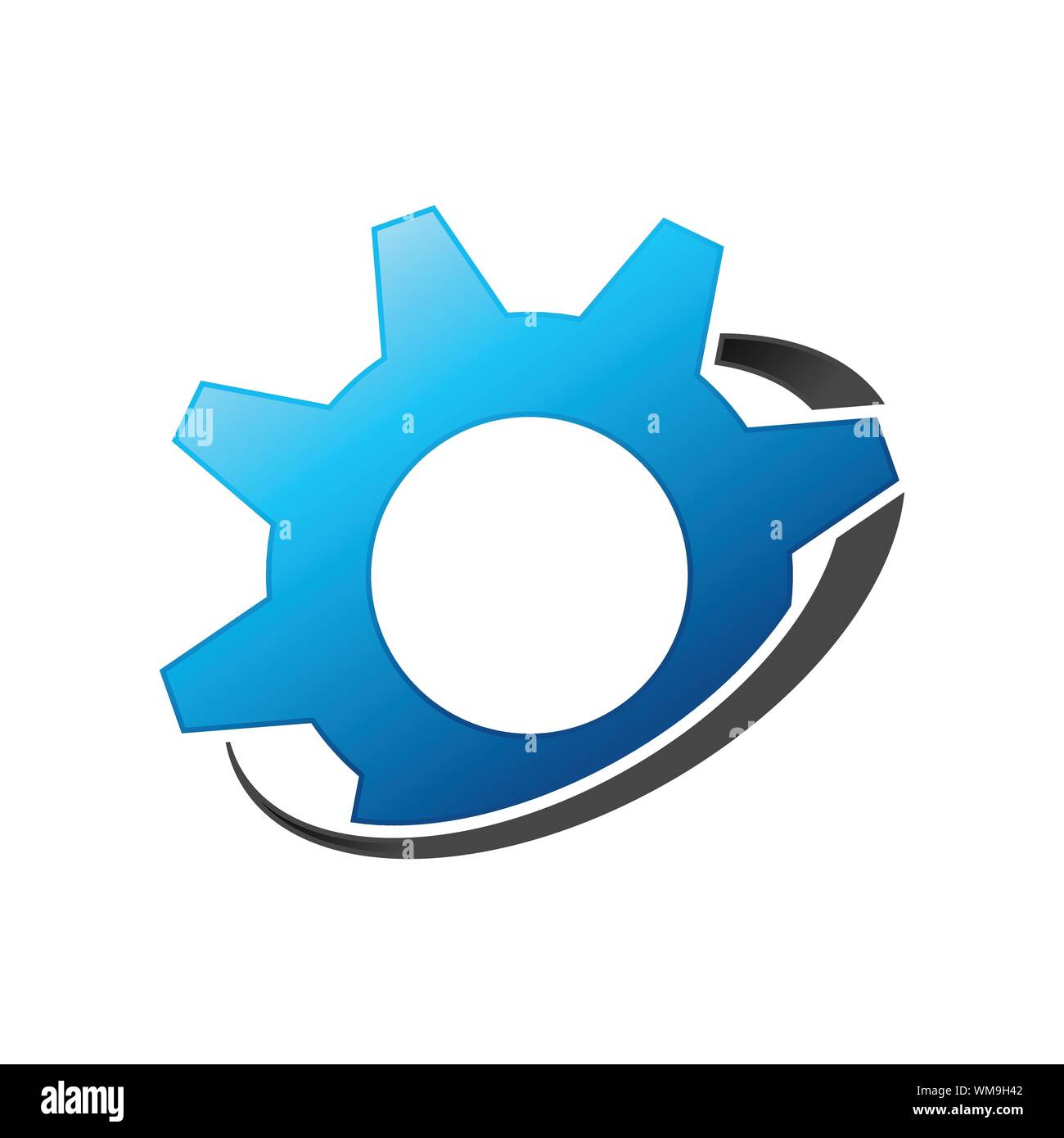Gear template logo hi-res stock photography and images - Alamy