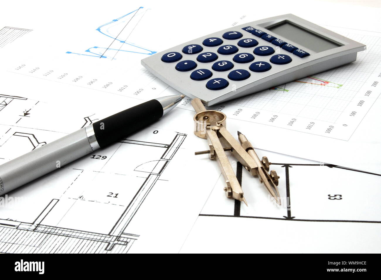 plans for the construction of new residential real estate Stock Photo - Alamy