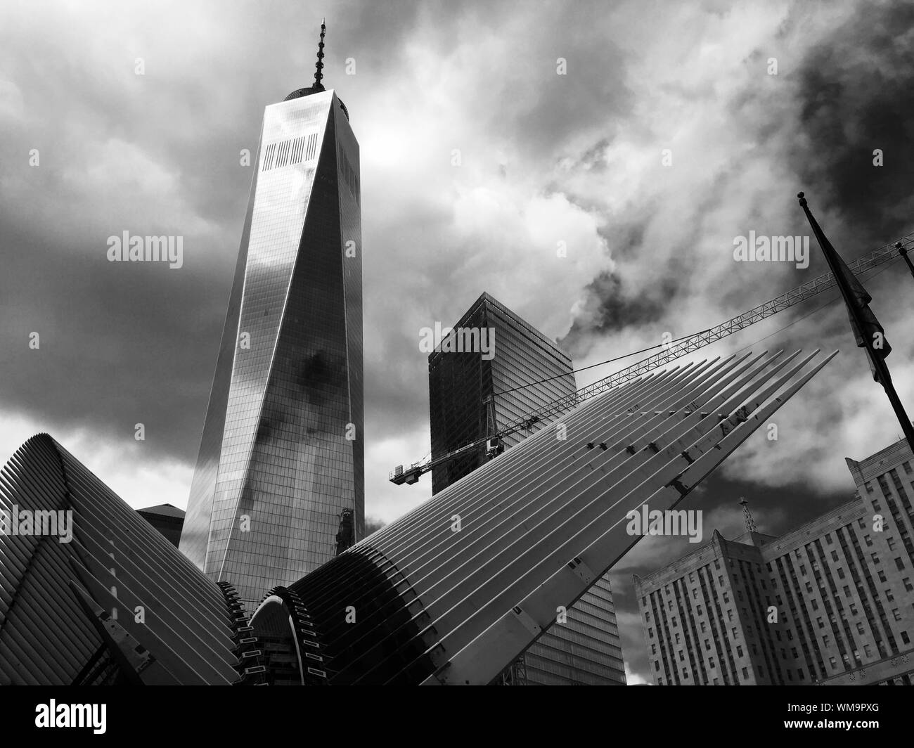 World trade center skyscraper Black and White Stock Photos & Images - Alamy