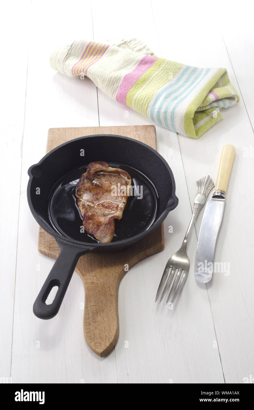 Cast Iron Pan Bacon