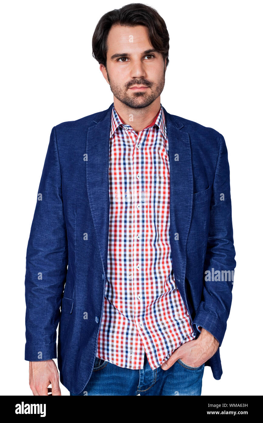 Handsome smiling man approaching the camera Stock Photo - Alamy
