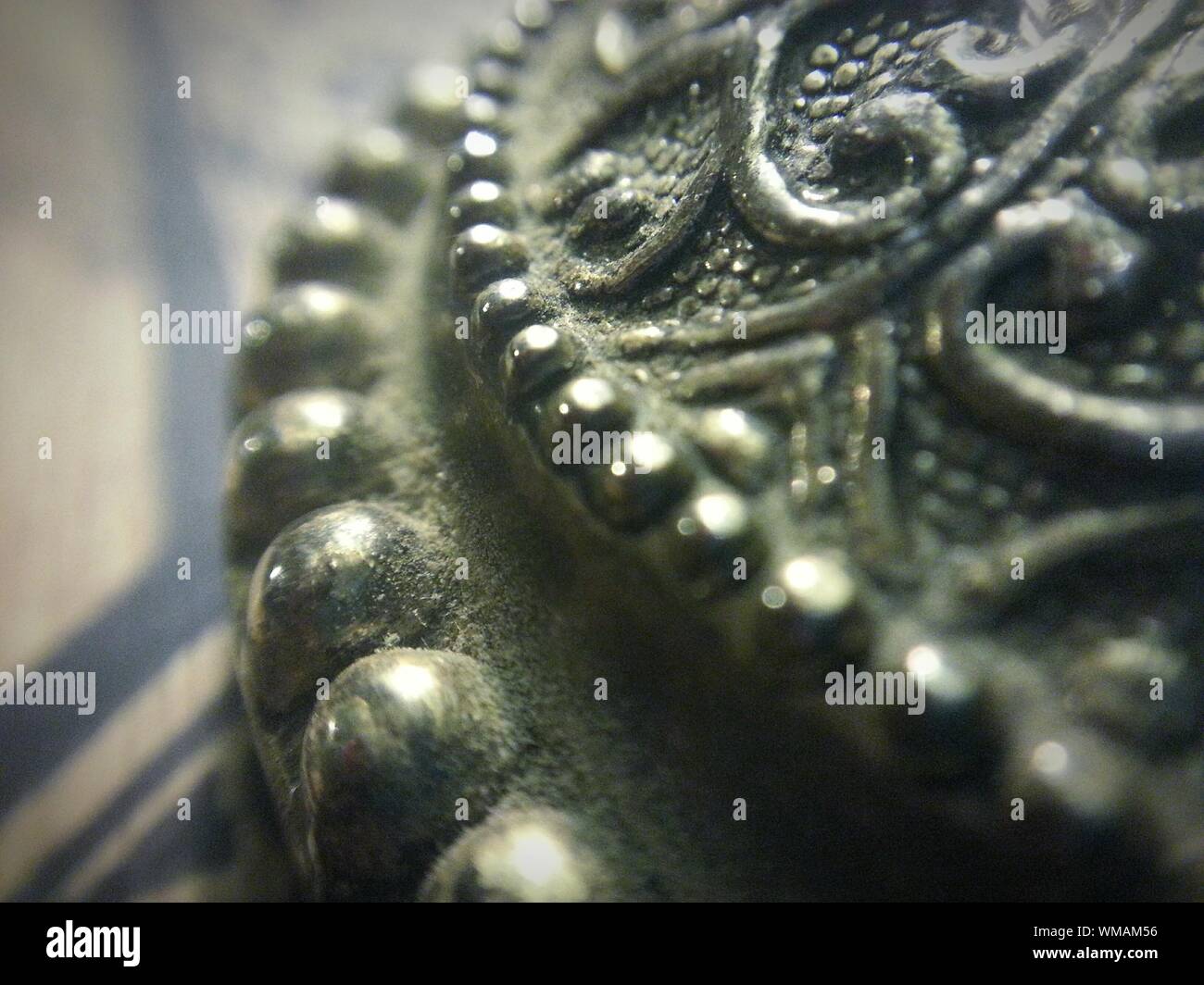 Detail Of Design On Metal Stock Photo - Alamy