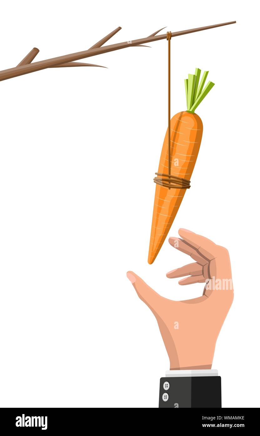 Carrot and stick donkey Cut Out Stock Images & Pictures Alamy