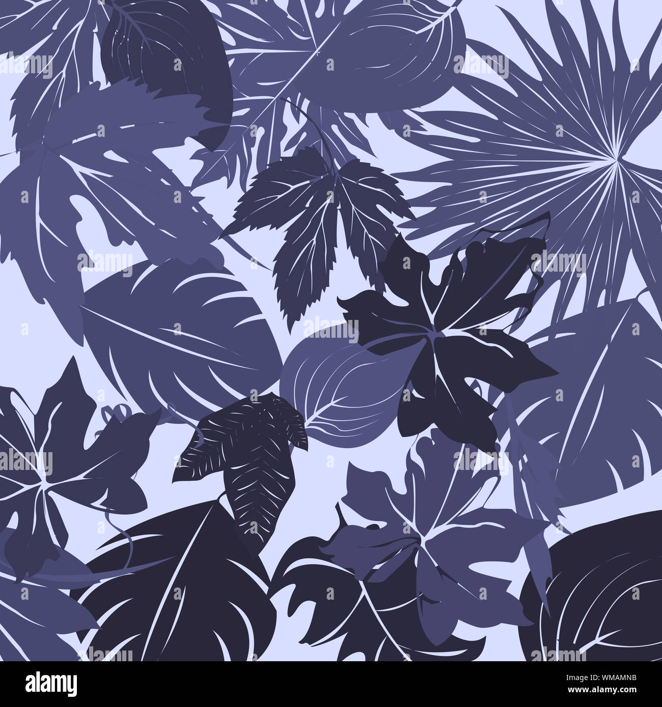 Abstract leaves scene, background art illustration Stock Photo - Alamy