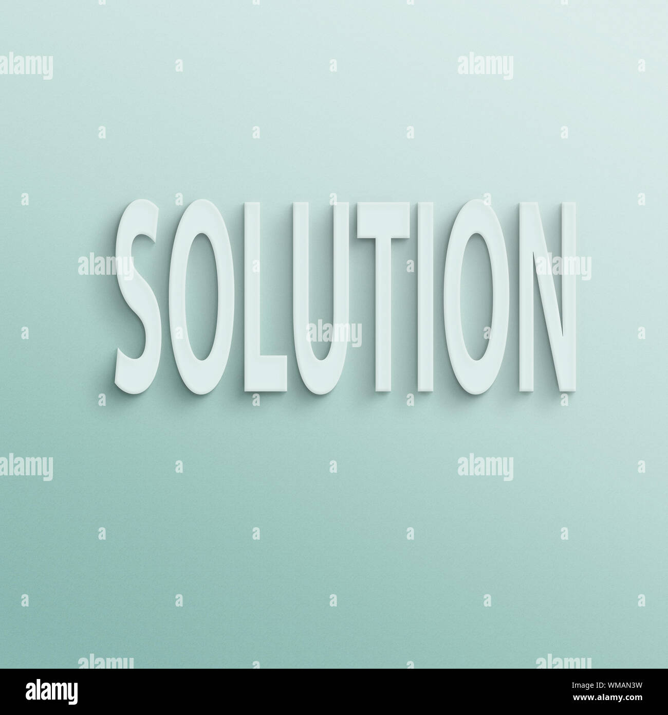 text on the wall or paper, solution Stock Photo Alamy