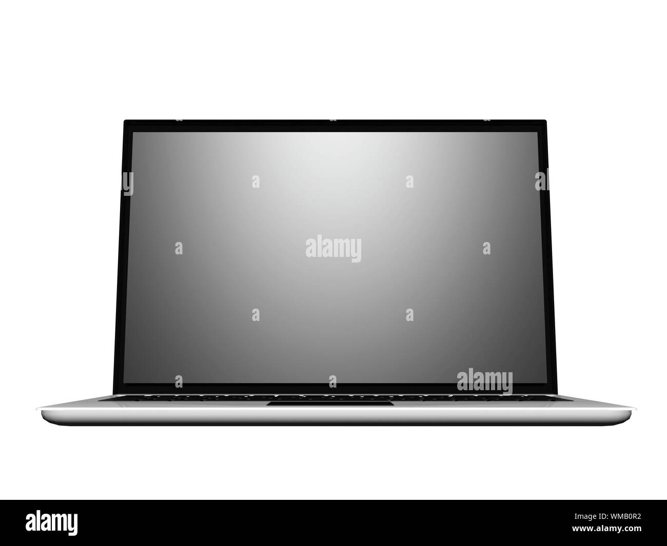 Image of computer technology on a white background isolated Stock Photo ...