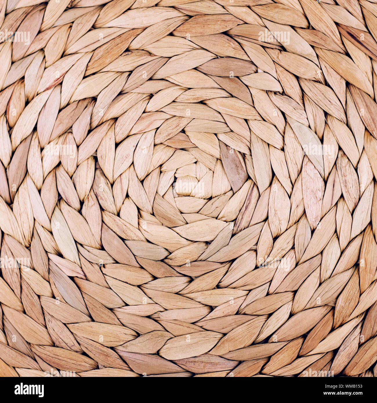 Handmade Wicker placemat made from water hyacinth Stock Photo Alamy