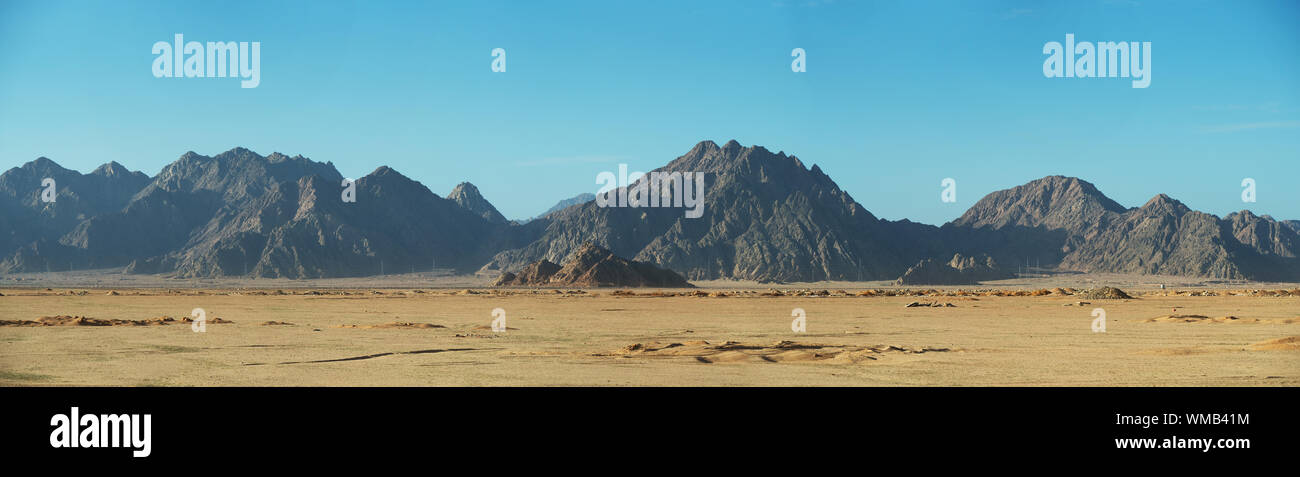 Landscape of Sinai Peninsula. Egypt. Stock Photo