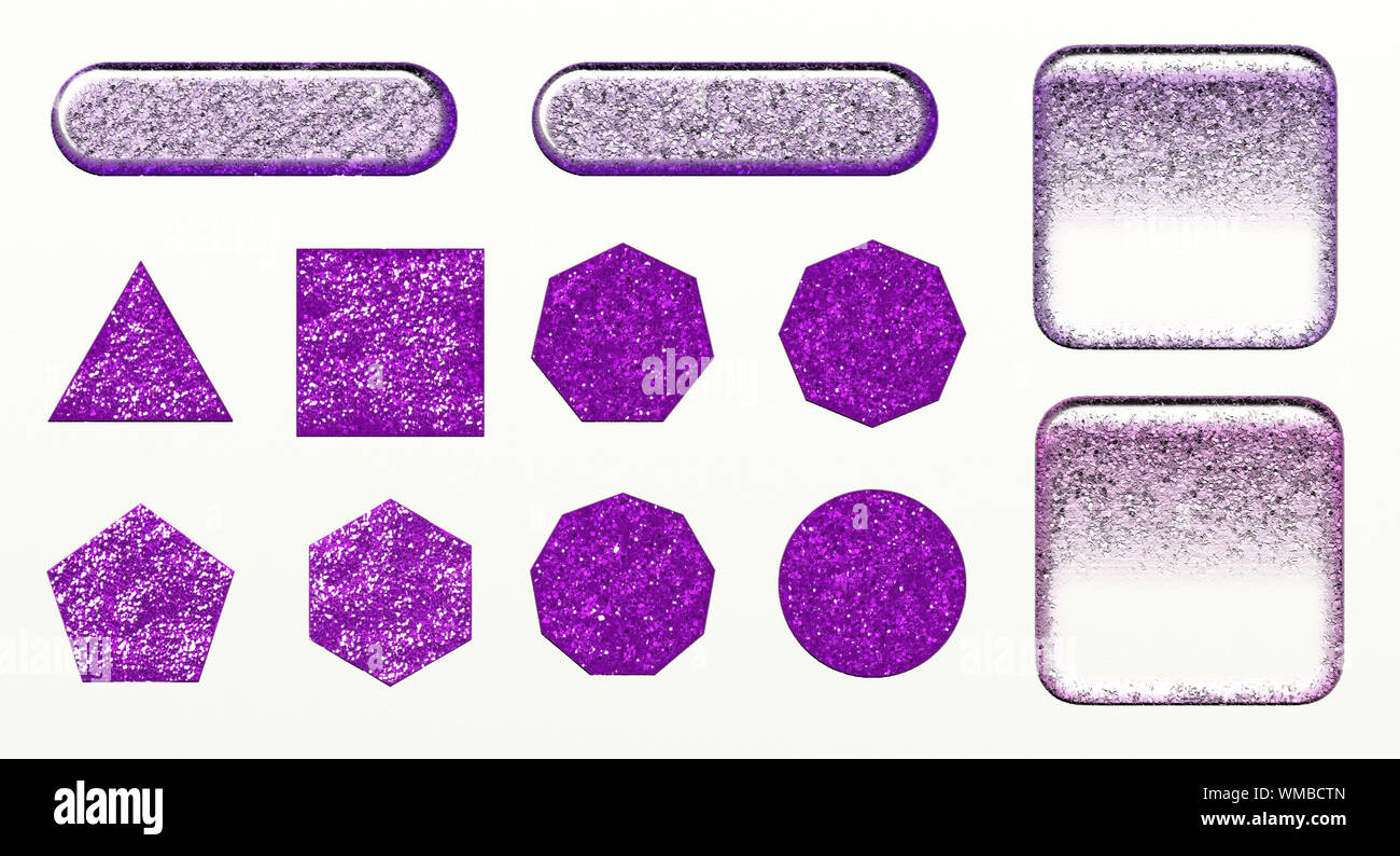 Shiny rectangle menu buttons hi-res stock photography and images - Alamy