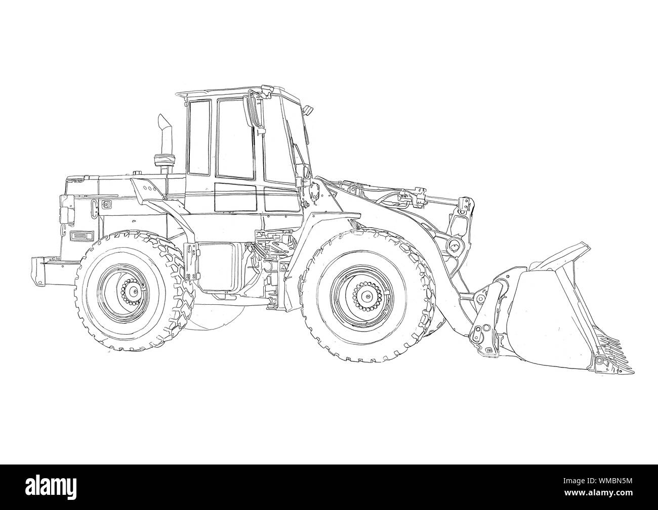 Crawler tractor traveling forward with the bulldozer to dig out tree... |  Download Scientific Diagram