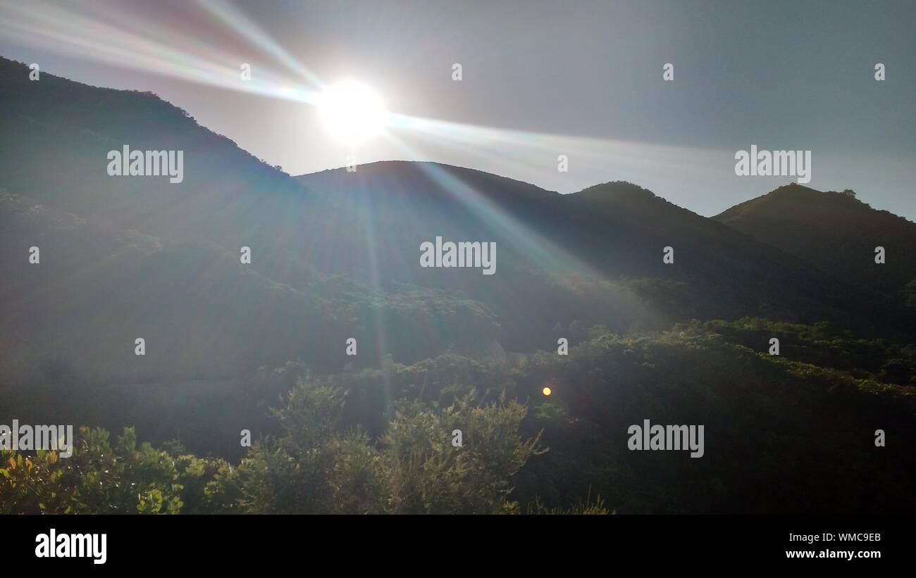 Sun Shining Over Mountains High Resolution Stock Photography and Images ...