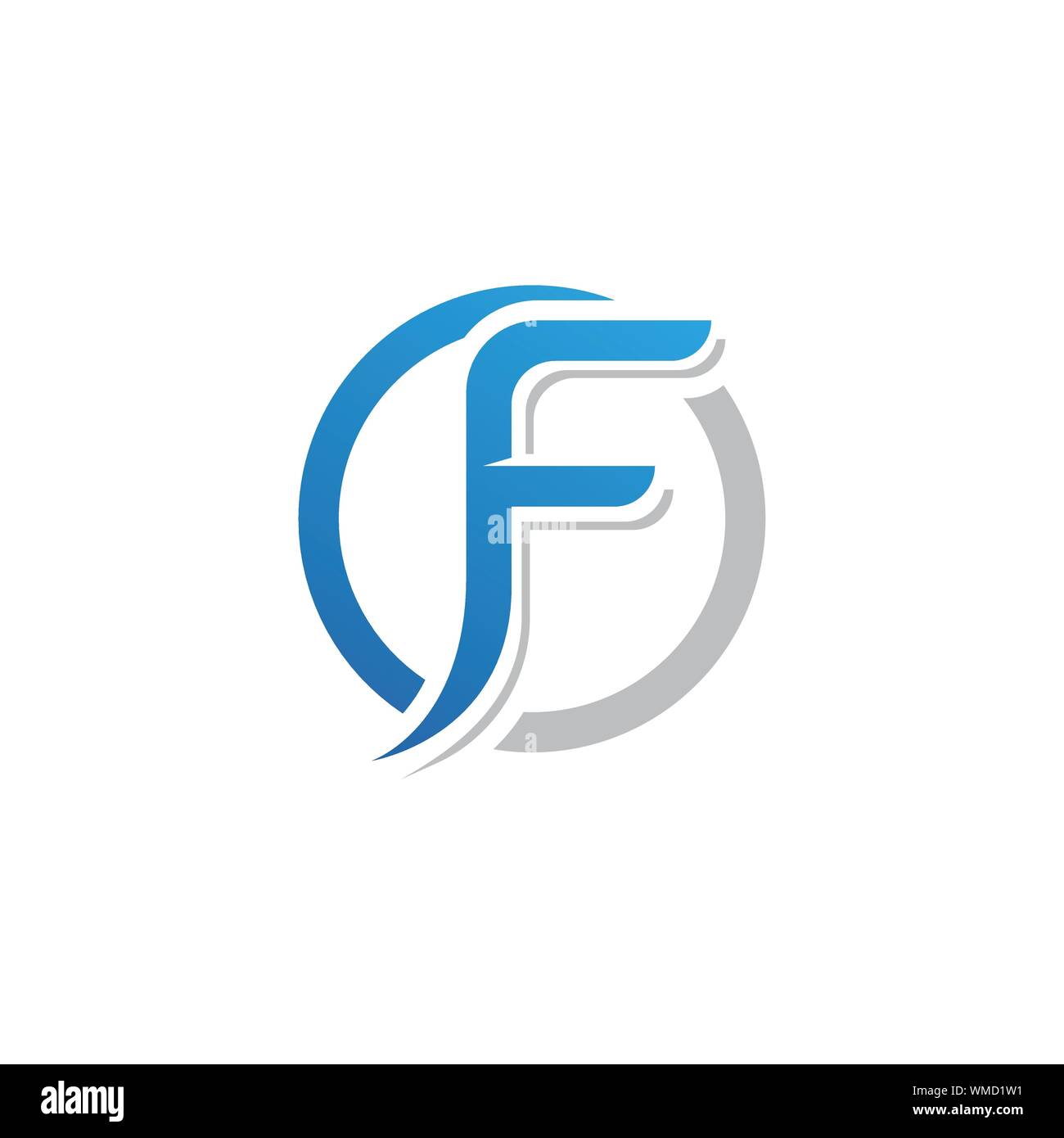 F logo and symbols template vector icons Stock Vector