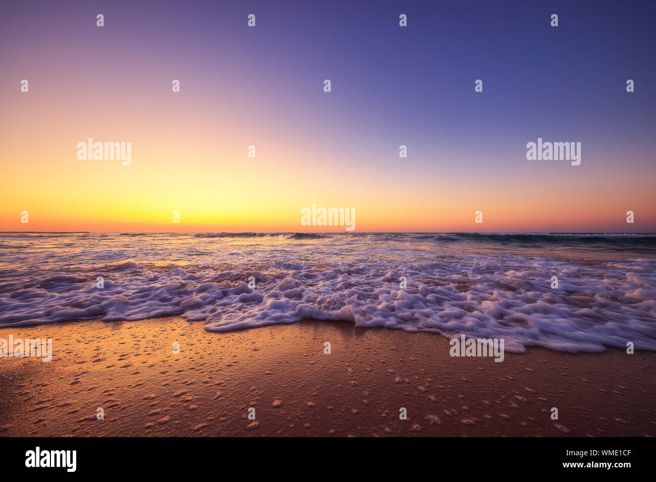 Beautiful sunrise over the sea Stock Photo - Alamy