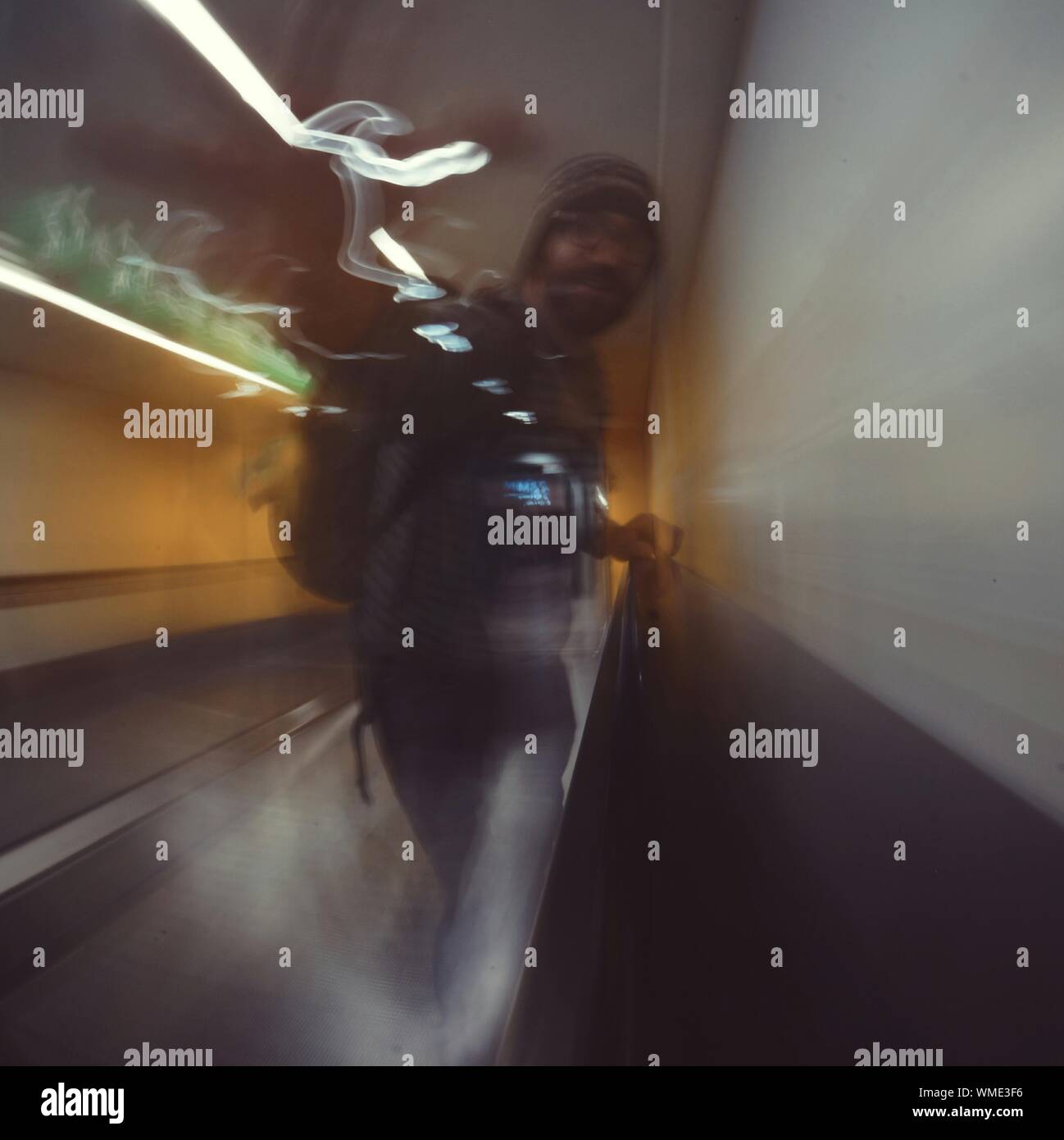 Person blurred walking by wall hi-res stock photography and images - Alamy
