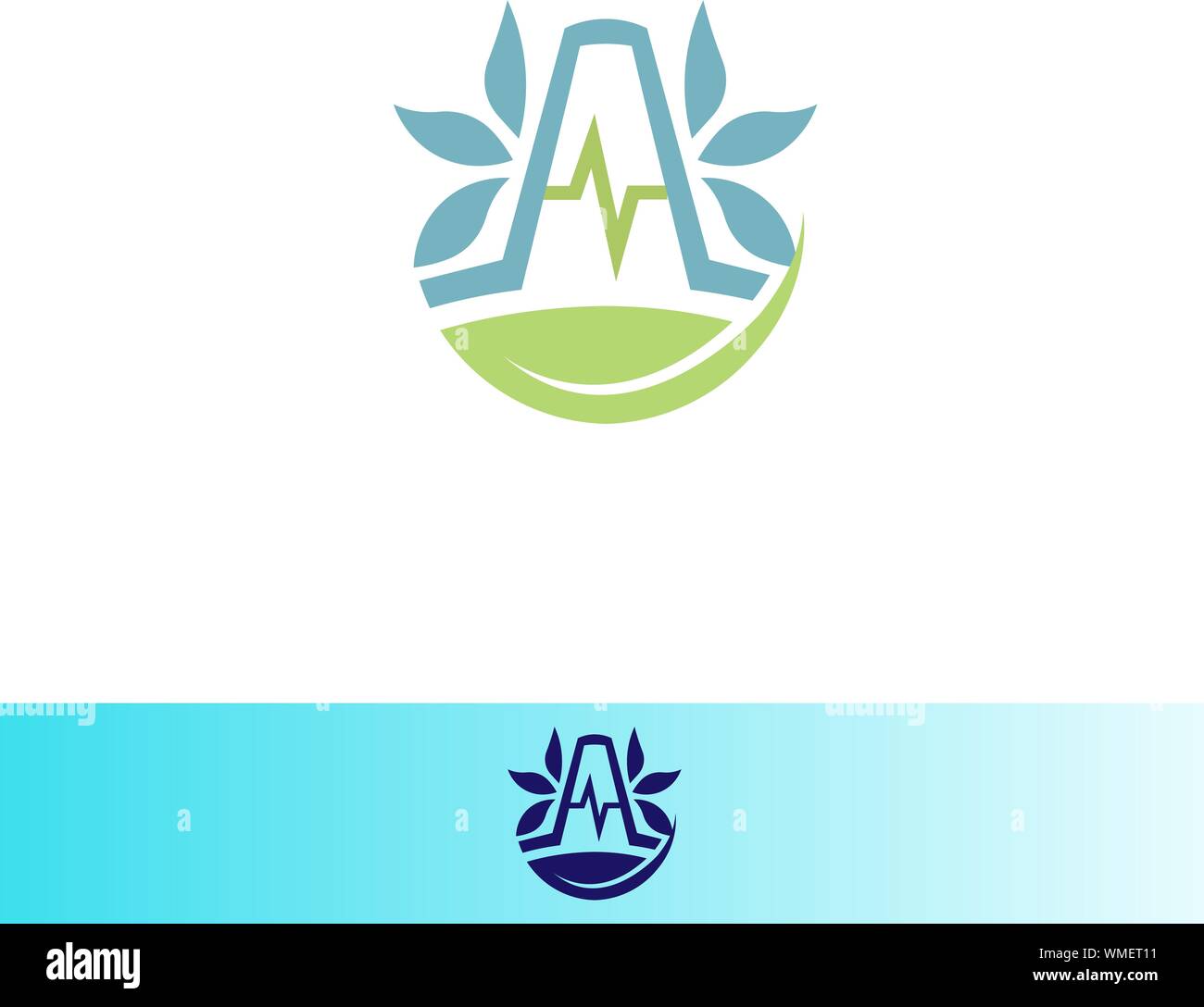 Letter A vector logo design. Creative minimalism logotype icon symbol. Stock Vector