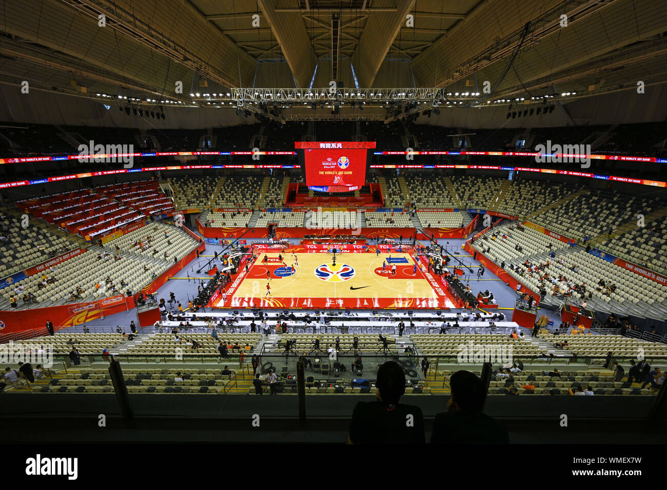 Shanghai, China. Credit MATSUO. 5th Sep, 2019. General view Basketball