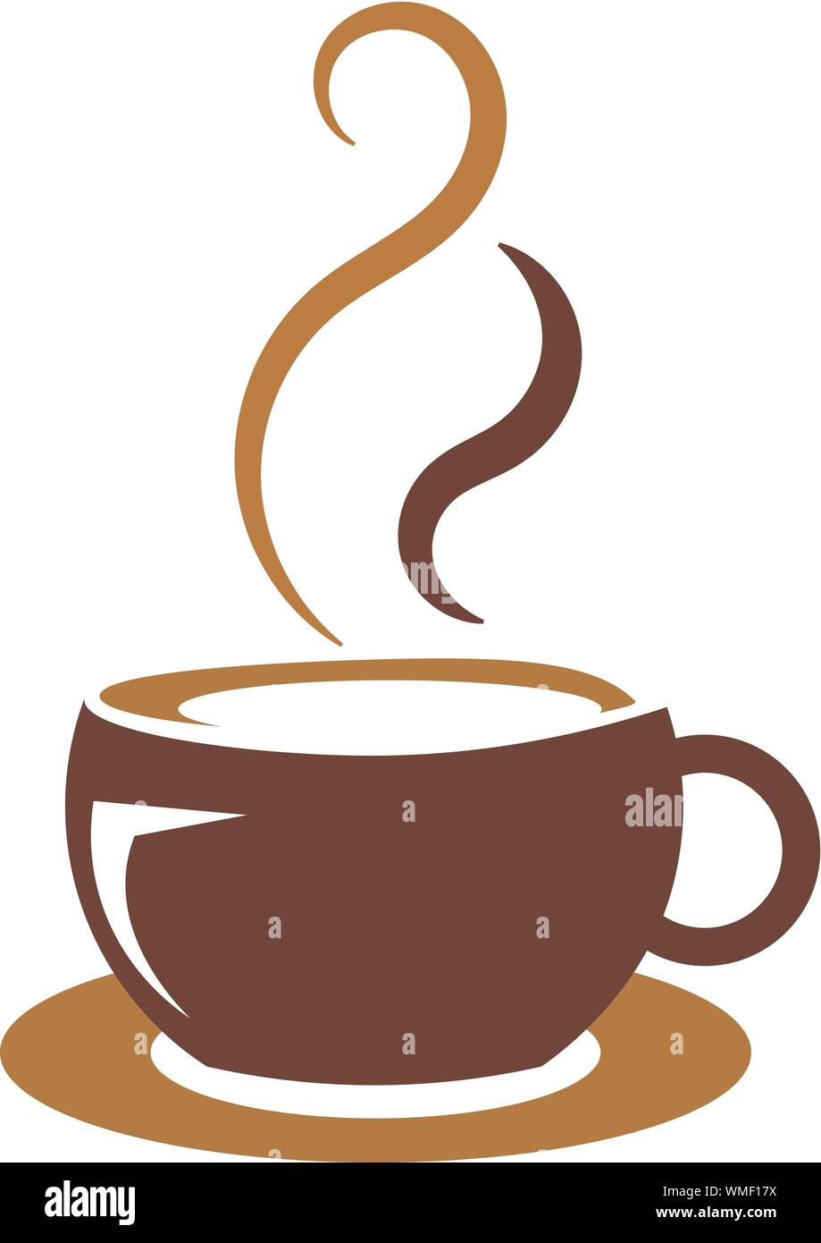 Coffee cup Logo Template vector icon design Stock Vector