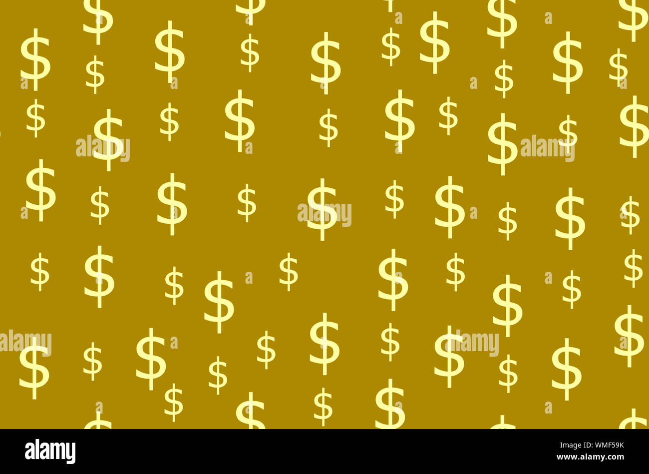 Beautiful seamless pattern of dollar signs on brown background. Cool  wallpaper with dollar currency for fashion, fabric, or background for  blogs, webs Stock Photo - Alamy