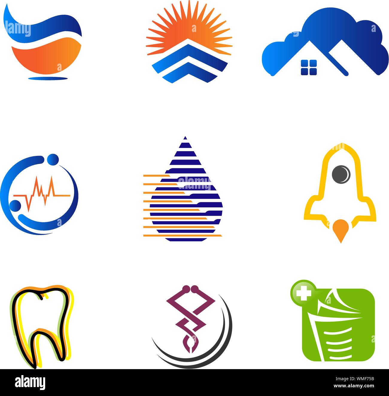 Business Icons Set - Isolated On White Background - Vector Illustration ...