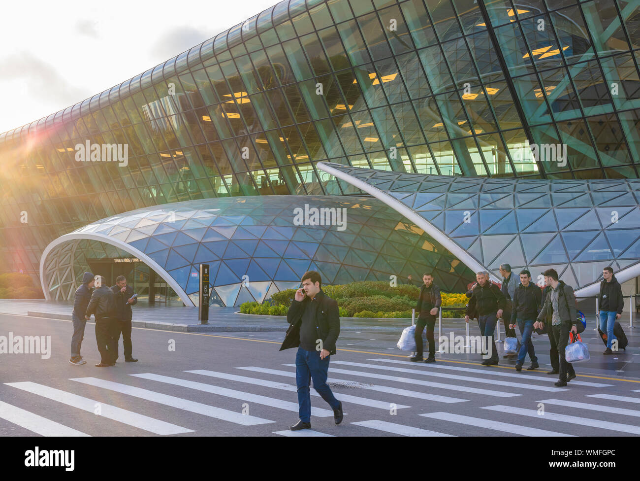 Heydar Aliyev International airport, Baku, Azerbaijan Stock Photo