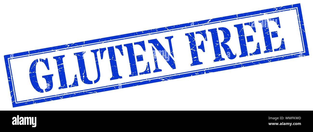gluten free stamp. gluten free square grunge sign. gluten free Stock ...