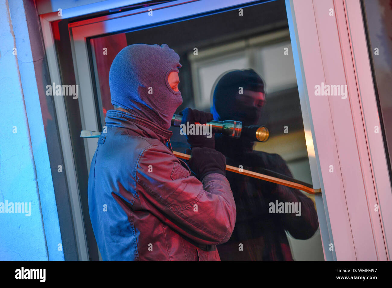 burglar, symbolic image Stock Photo